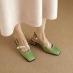 Elegant Handcrafted Leather Women's Shoes - Exquisite Craftsmanship & Luxury(EbukaBBK303-11)