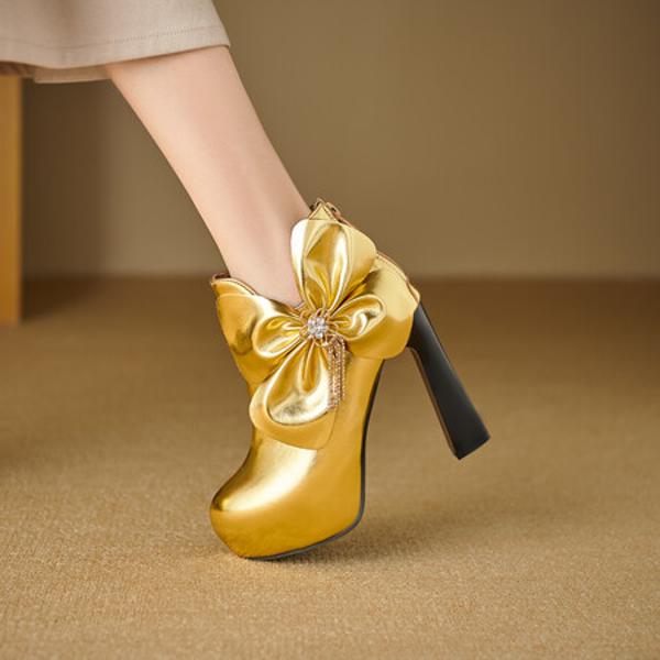 Exquisite Handmade Leather Women’s Shoes: Luxurious Craftsmanship and Elegance(Ebuka8月-55)