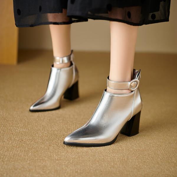 Elegant Handmade Genuine Leather Women's Shoes: Luxury Craftsmanship.(Ebuka4月-18)