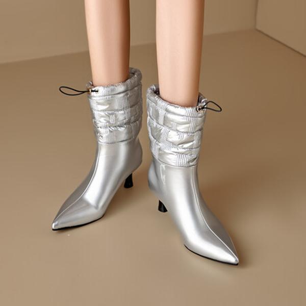 Elegant Handcrafted Leather Women's Shoes: A Luxurious Craftsmanship(Ebuka23-40)