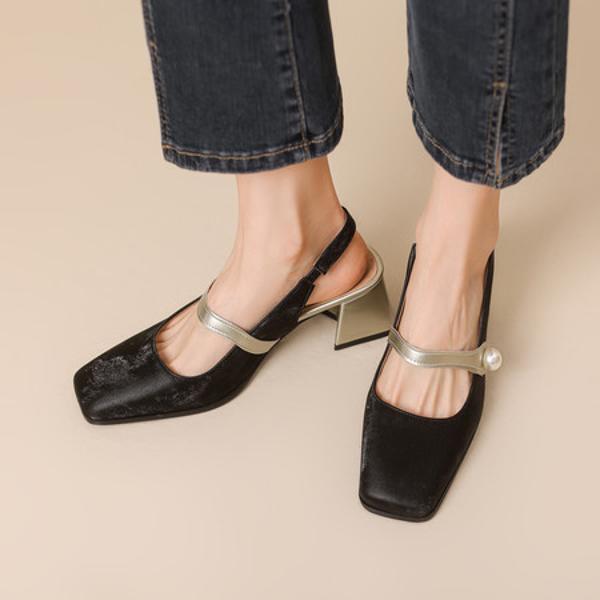 Handcrafted Luxurious Leather Women’s Shoes with Exquisite Quality and Elegance(EbukaK303-11)