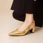Handcrafted Luxury Leather Women's Shoes: Timeless Elegance(EbukaBK19-24)