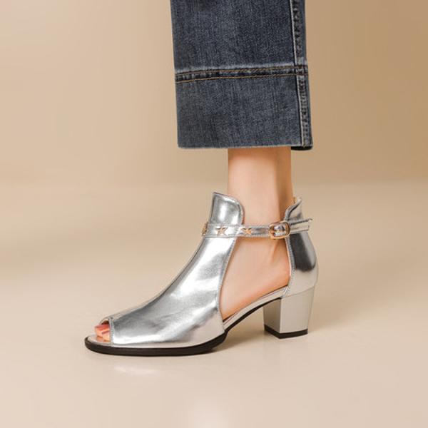 Handcrafted Genuine Leather Women's Shoes - Elegant Luxury Quality(EbukaBKL1-1)