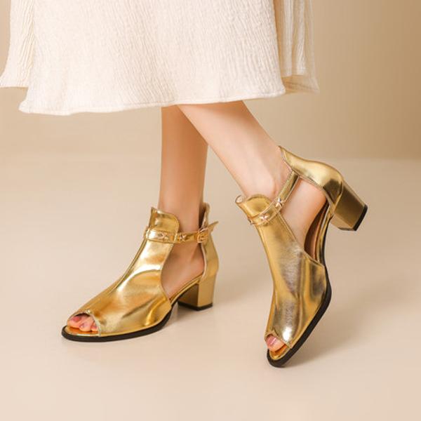 Handcrafted Genuine Leather Women's Shoes - Elegant Luxury Quality(EbukaBKL1-1)