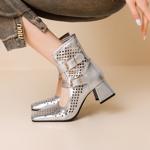 Handcrafted Genuine Leather Women's Shoes - Elegant Luxury(Ebuka927-1)