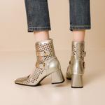 Handcrafted Genuine Leather Women's Shoes - Elegant Luxury(Ebuka927-1)