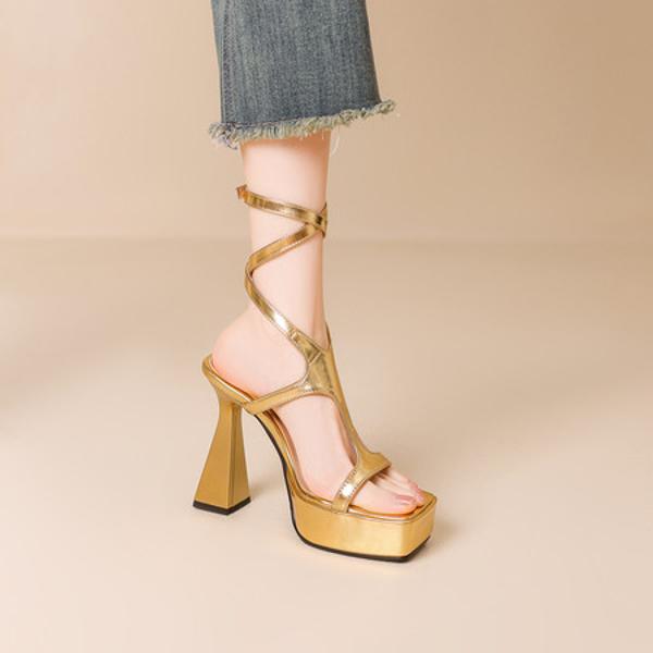 Crafted Elegance: Handcrafted Genuine Leather Women's Shoes(Ebuka191-5)