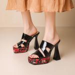 Exquisite Handcrafted Leather Women's Shoes: Where Luxury Meets Artisan Craftsmanship(Ebuka191-2)