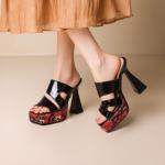 Exquisite Handcrafted Leather Women's Shoes: Where Luxury Meets Artisan Craftsmanship(Ebuka191-2)