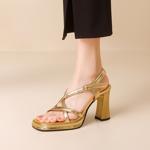 Exquisite Handcrafted Leather Women's Shoes: Elegance Meets Luxury in Every Stitch(Ebuka122-5)