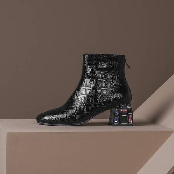 Crafted Luxury: Handcrafted Genuine Leather Women's Shoes(Echengdu208)