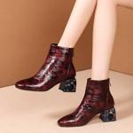 Crafted Luxury: Handcrafted Genuine Leather Women's Shoes(Echengdu208)