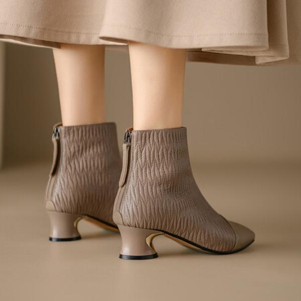 Handcrafted Leather Women's Shoes: Elegant Luxury Quality(Echengdu2330)