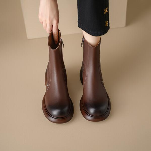 Handcrafted Luxurious Leather Women's Shoes: Elegance in Every Detail(Echengdu2333)