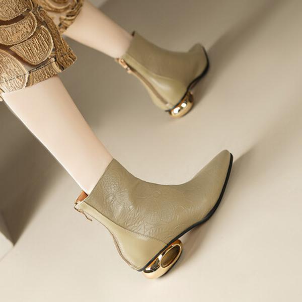 Elegantly Crafted Luxury Handmade Leather Women’s Shoes(Echengdu2940)