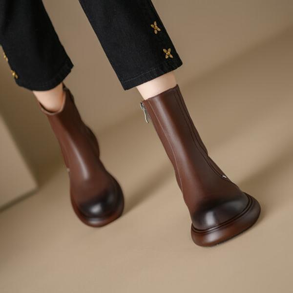 Exquisite Handmade Leather Women's Shoes: Luxury & Elegance Crafted(Echengdu1月-33)