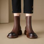 Exquisite Handmade Leather Women's Shoes: Luxury & Elegance Crafted(Echengdu1月-33)