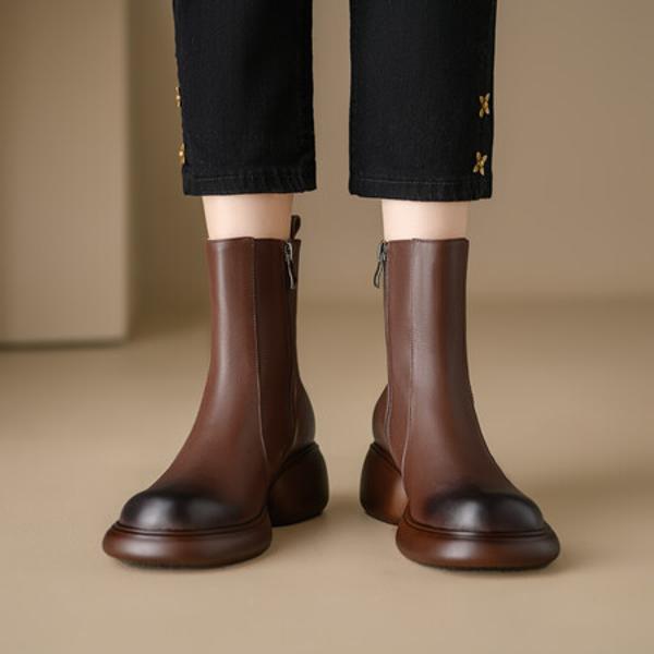 Exquisite Handmade Leather Women's Shoes: Luxury & Elegance Crafted(Echengdu1月-33)