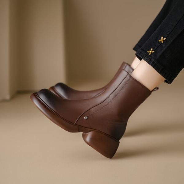 Exquisite Handmade Leather Women's Shoes: Luxury & Elegance Crafted(Echengdu1月-33)