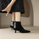 Handcrafted Luxury Leather Women's Shoes: Exquisite Quality & Elegance(Echengdu1月-44)