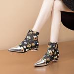 Handcrafted Genuine Leather Women's Shoes: Luxurious, Elegant Craftsmanship Awaits(Echengdu1月-46)