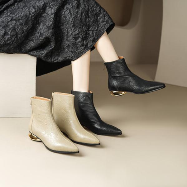 Handcrafted Genuine Leather Women's Shoes: Elegant Luxury with Exquisite Craftsmanship(Echengdu1月-40)