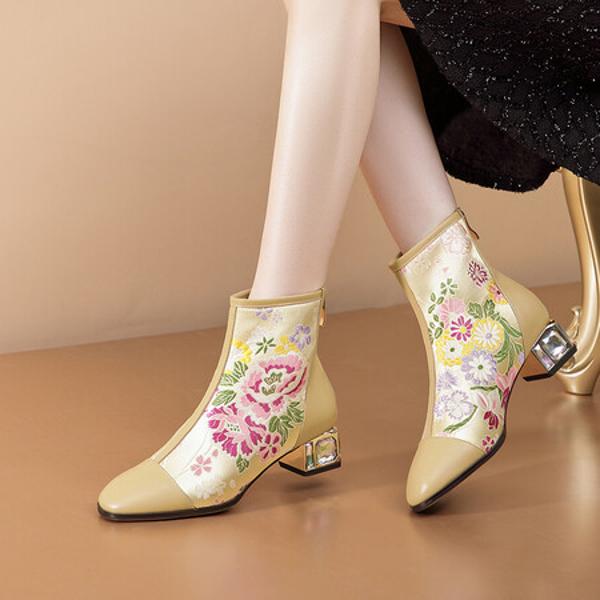 Exquisite Handcrafted Leather Women's Shoes: Luxury Elegance and Craftsmanship(Echengdu1月-48)