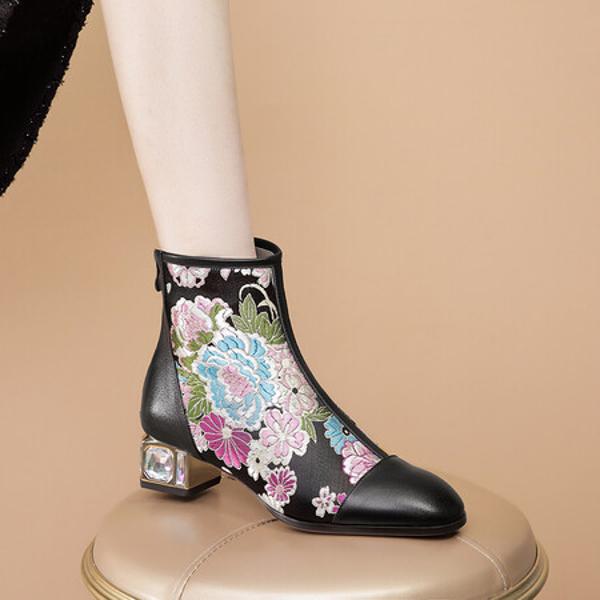 Exquisite Handcrafted Leather Women's Shoes: Luxury Elegance and Craftsmanship(Echengdu1月-48)