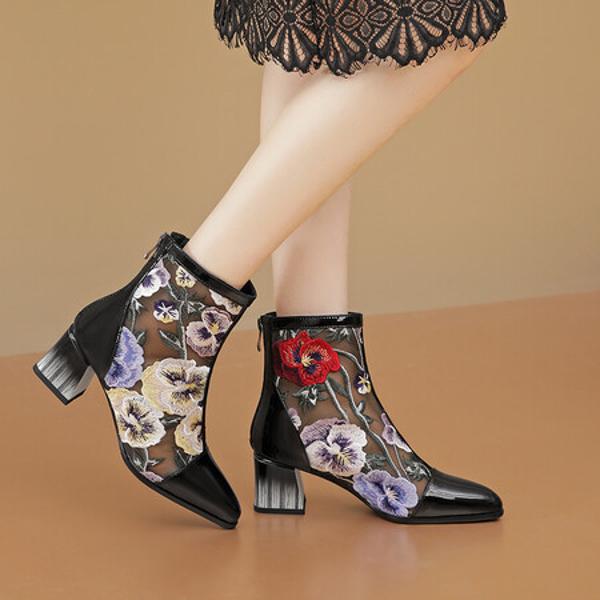 Handcrafted Luxury Genuine Leather Women’s Shoes with Exquisite Craftsmanship(Echengdu2415)