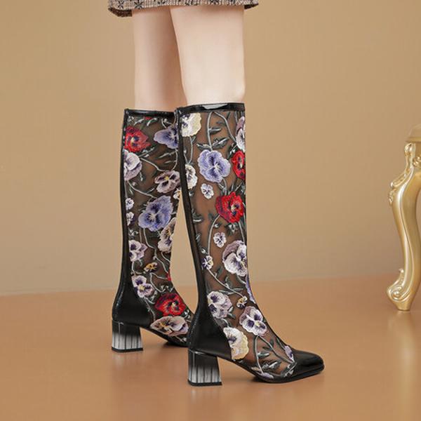 Handcrafted Luxury Genuine Leather Women’s Shoes with Exquisite Craftsmanship(Echengdu2415)