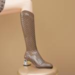 Luxury Handcrafted Leather Women's Shoes, Exquisite Quality(Echengdu2416)