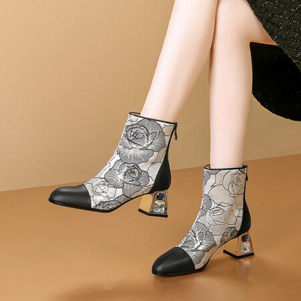 Exquisite Handmade Genuine Leather Women's Shoes - A Touch of Luxury and Elegance(Echengdu2461)