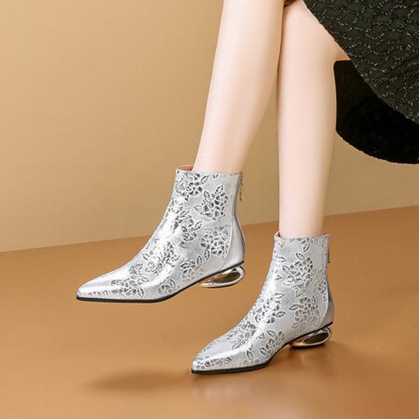 Elegant Handcrafted Genuine Leather Women’s Shoes with Luxury Craftsmanship(Echengdu2467)