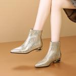 Elegant Handcrafted Genuine Leather Women’s Shoes with Luxury Craftsmanship(Echengdu2467)