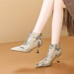 Handcrafted Luxury Leather Women's Shoes: Timeless Elegance(Echengdu2445)