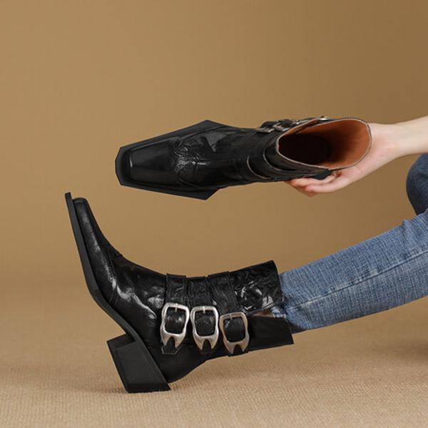 Handcrafted Genuine Leather Women's Shoes: Luxury & Elegance Redefined(Echengdu2455)