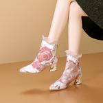 Exquisite Handcrafted Genuine Leather Women's Shoes: Luxury Meets Elegance(Echengdu2466)