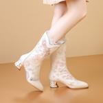 Luxurious Handcrafted Genuine Leather Women's Shoes(Echengdu2439)