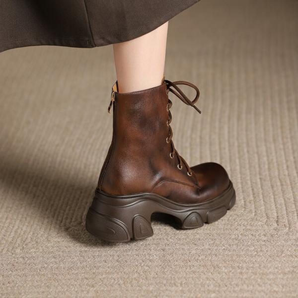 Elegantly Crafted Handmade Leather Women's Shoes for Luxury Style(Echengdu2475)