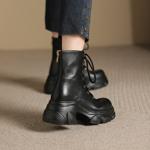 Elegantly Crafted Handmade Leather Women's Shoes for Luxury Style(Echengdu2475)