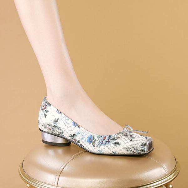 Elegantly Crafted Luxury Genuine Leather Handmade Women’s Shoes(Echengdu2460)