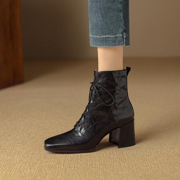 Handcrafted Luxury Leather Women's Shoes, Elegance in Every Stitch(Echengdu2457)