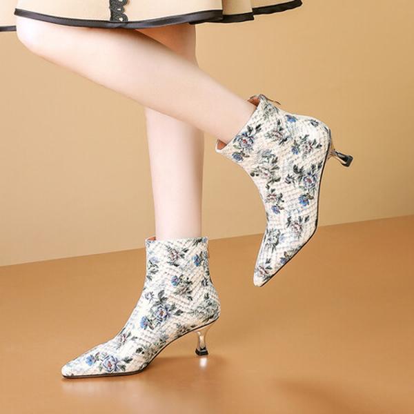 Exquisite Handcrafted Leather Women's Shoes of Luxury Elegance(Echengdu2463)