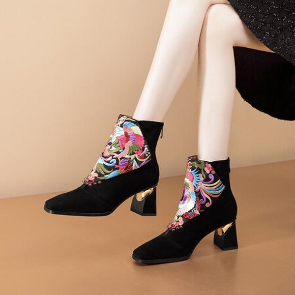 Handcrafted Genuine Leather Women's Shoes: Exquisite Craftsmanship, Luxurious Elegance(Echengdu1月-51)