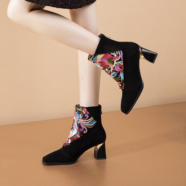 Handcrafted Genuine Leather Women's Shoes: Exquisite Craftsmanship, Luxurious Elegance(Echengdu1月-51)