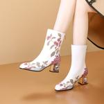 Elegant Handcrafted Genuine Leather Women's Shoes of Luxury。(Echengdu1月-64)