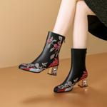 Elegant Handcrafted Genuine Leather Women's Shoes of Luxury。(Echengdu1月-64)