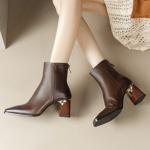 Exquisite Handmade Leather Women's Shoes: Luxury Craftsmanship & Elegance(Echengdu2月-38)