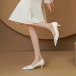 Handcrafted Genuine Leather Women's Shoes: Luxurious Elegance.(Echengdu2509)