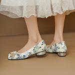 Elegant Handcrafted Leather Women's Shoes - Luxurious Craftsmanship & Quality(Echengdu2504)